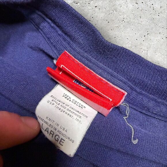 Vtg Coors Light New England Patriots NFL Promo T-Shirt Large VF Imagewear - Picture 8 of 10